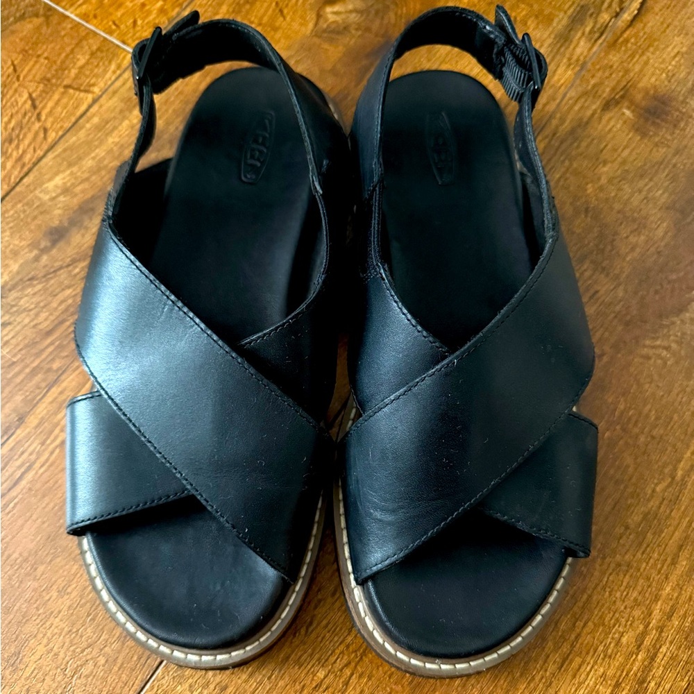 EUC Black Strappy Sandals from KEEN